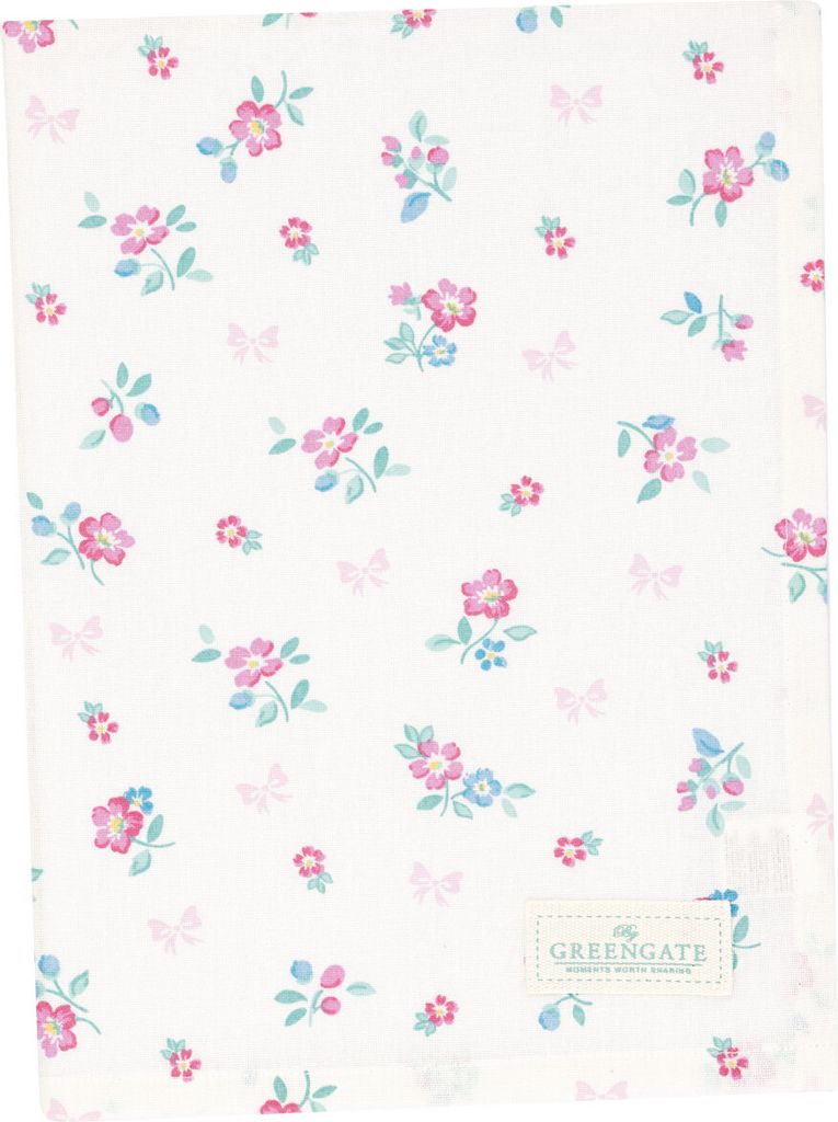Greengate Athea Geschirrtuch white 70x50cm