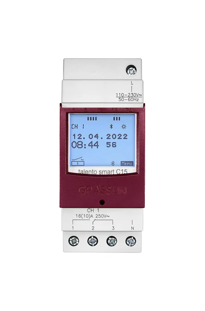 Interrupteur horaire programmable Grässlin talento smart B15 DIN - 4