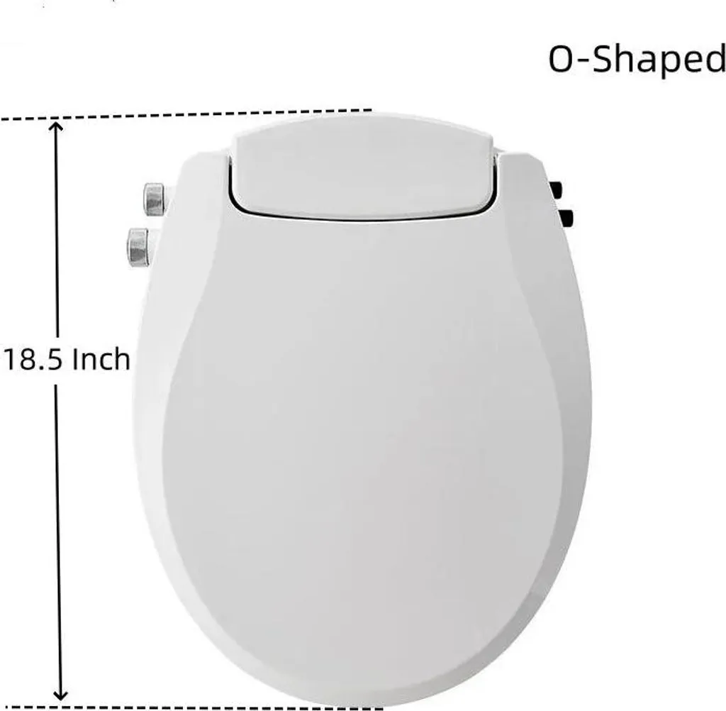 Kit bidet double buse avec pression d'eau ajustable pour toilette O - 2