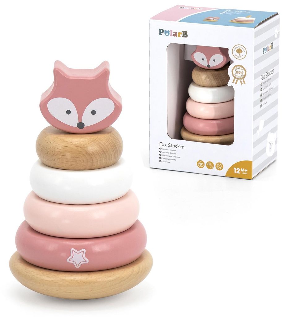 PolarB Fox Stacker, 1 Jahr(e), Holz, Mehrfarbig