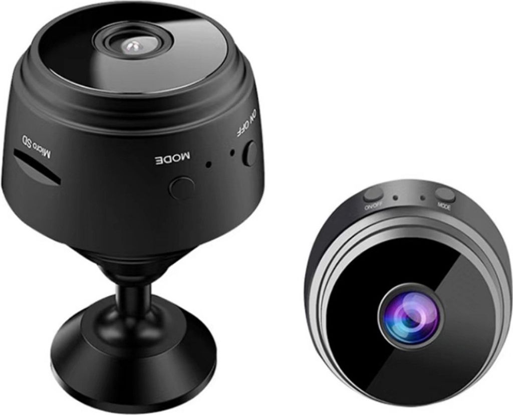 Mini kamera Innenkamera 1080p-Auflösung,bis zu 64GB lokaler Speicher auf SD Karte,wlan kamera