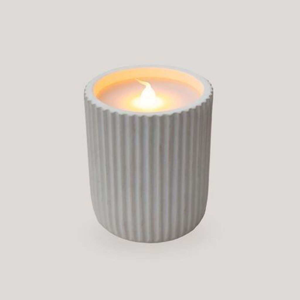 NewGarden LUMDLO008XXAANW Dolo Candle Keramik in modernem Design