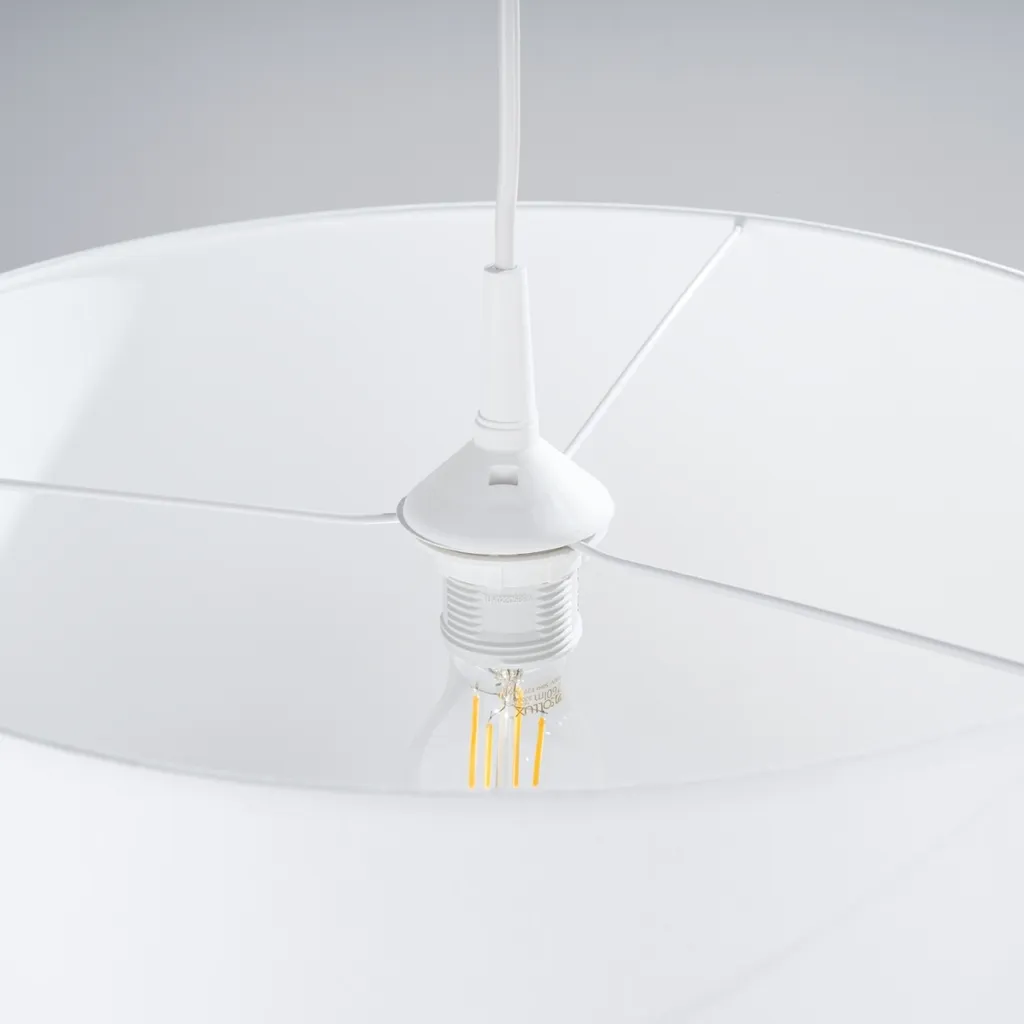 Éclairage Plafond Chambre et Salon Suspension NOVA 40 Blanche E27 - 7