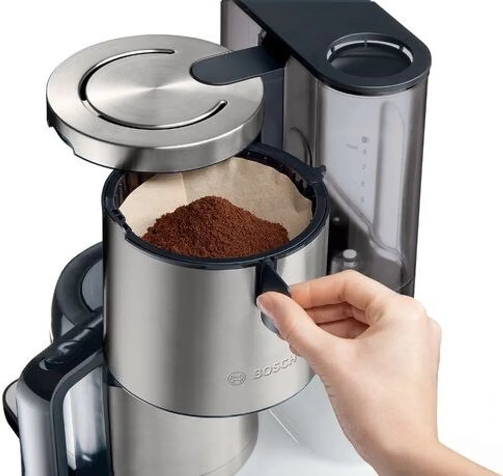 Machine à Café Bosch TKA8A681 DualHeating avec Verseuse Isotherme Pro - 18