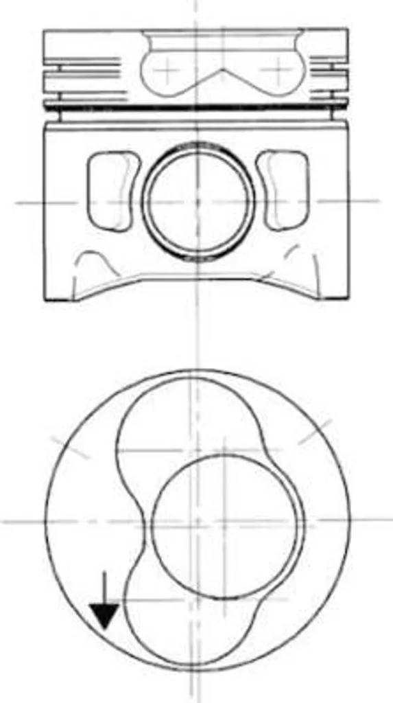 Piston pour Réparation Moteur Expert et Transporter IV - Standard OE