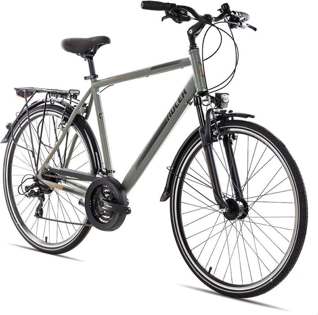 Adler Verona Trekkingrad Herren 28 Zoll khakigrey black Produktbild 6