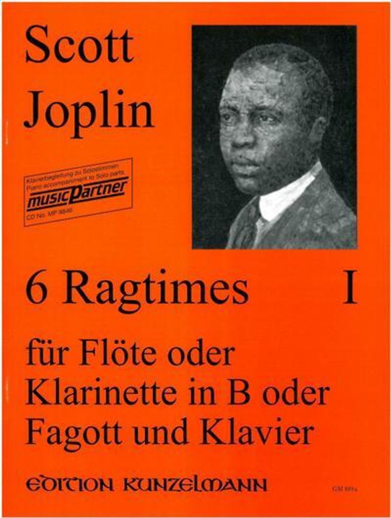 6 Ragtimes Band 1für Flöte (Klarinette, Fagott) und Klavier Produktbild 