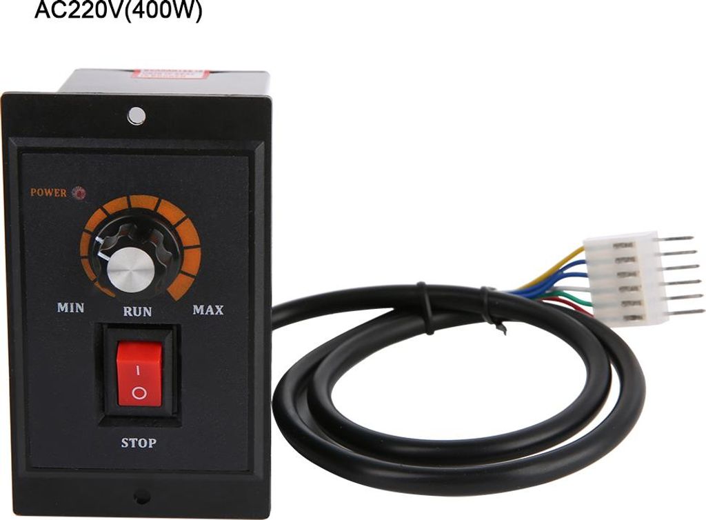 AC 220V 50/60Hz Einphasen-Wechselstrommotor-Drehzahlregler Elektrischer Motor-Drehzahlregler (400W)