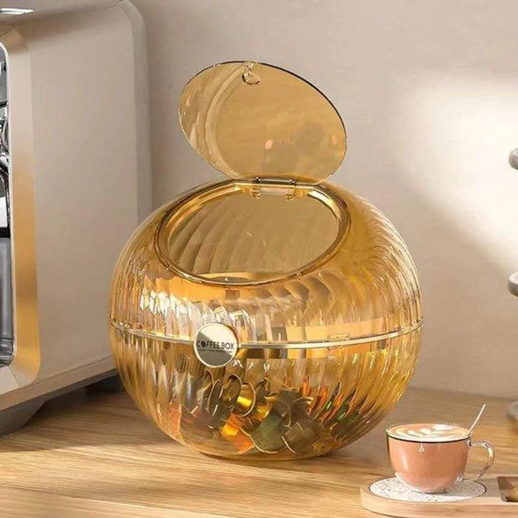 Rangement capsules de café vertical en acier pour cuisine et bureau