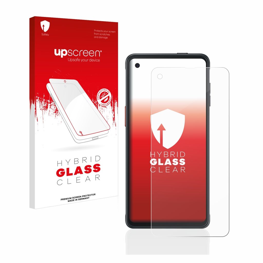 upscreen Schutzglas für Samsung Galaxy XCover Pro Schutzfolie Panzer Folie Glas Display Schutz klar