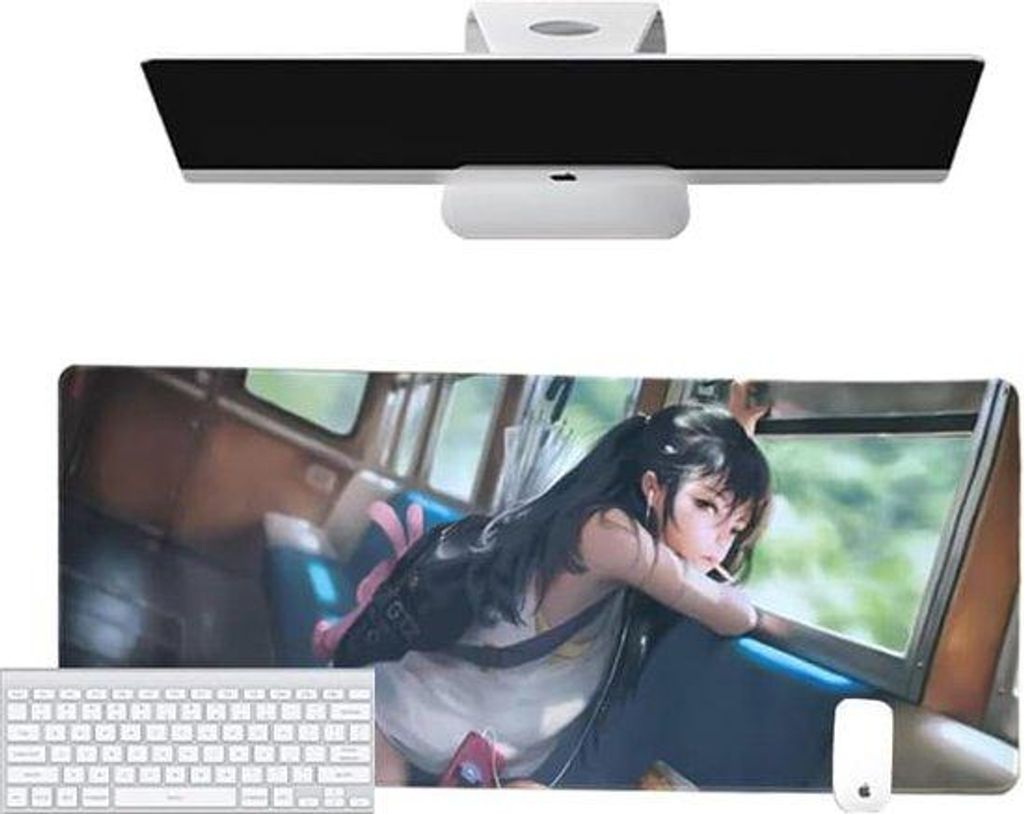 XXL Gaming-Mat, antislip, 900 mm x 400 mm, großer Computer-Mat, für Mädchen, für PC, Laptop, große Mat, für Büro