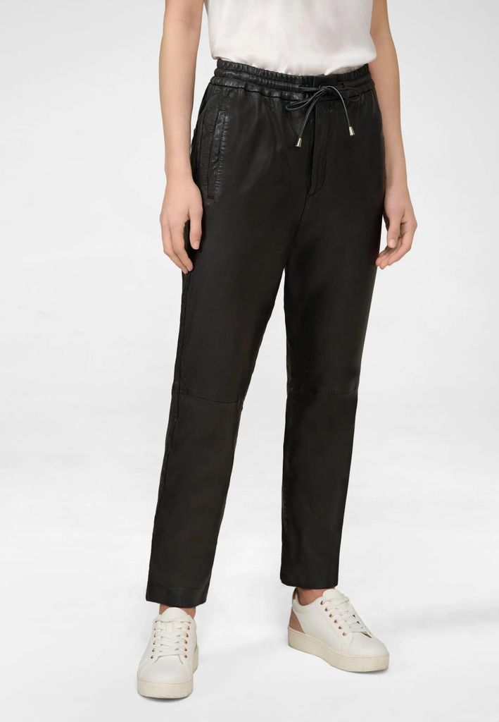 Damen Lederhose Lederjogger Ricano EMILIA – Schwarz / XS Produktbild 