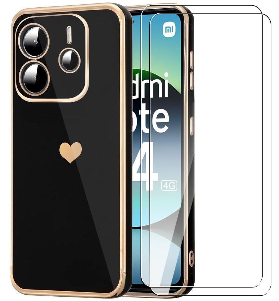 Coque + 2 Verres Trempés pour Xiaomi Redmi Note 14 4G, Image du produit 
