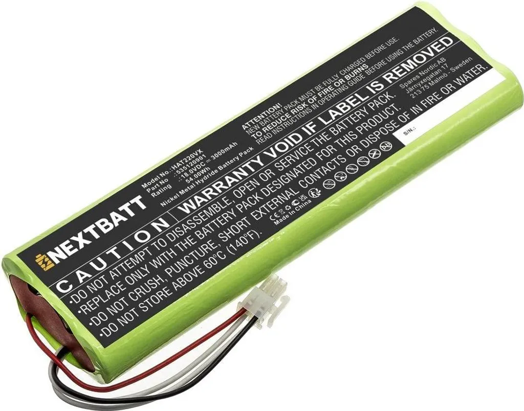 Batteri Till Husqvarna Automower 3.0Ah Ni-Mh