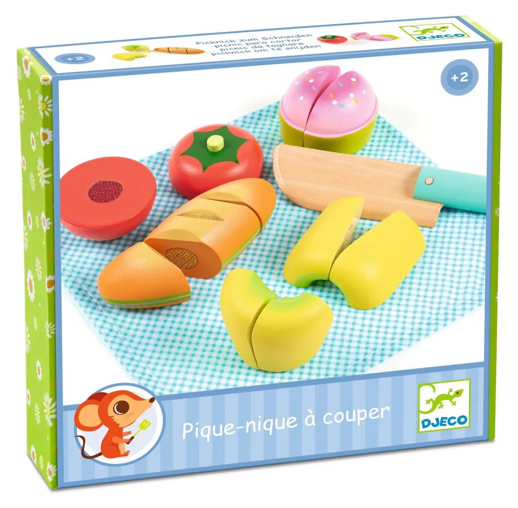 Jouet en bois durable Djeco Picnic pour éviter les écrans