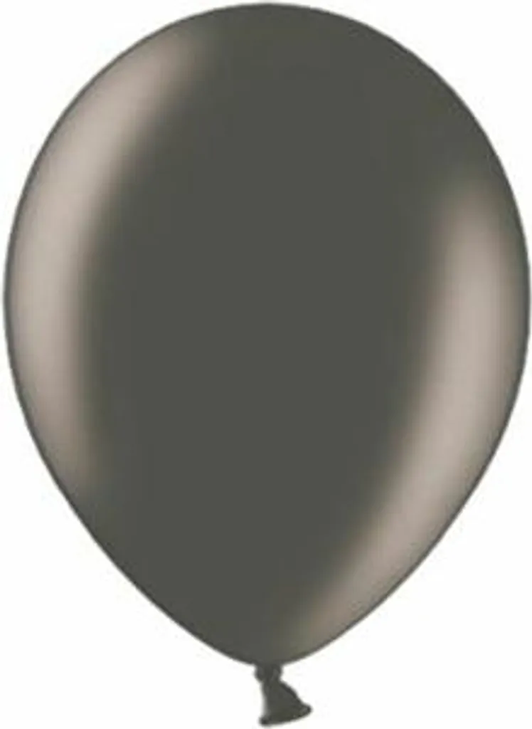 Ballons 100St. Noir Métallisé 12M-090 pour Décoration Anniversaire