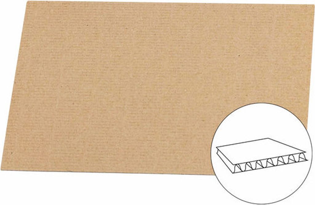 25x Palettenzwischenlage Kartonplatte für EURO Paletten 1200x800mm 1-wellig
