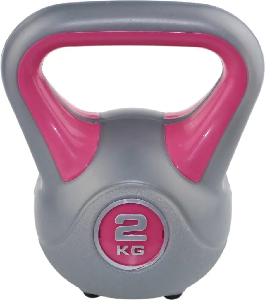 Kettlebell 2 kg Rose pour Remise en Forme et Tonification Musculaire Fit