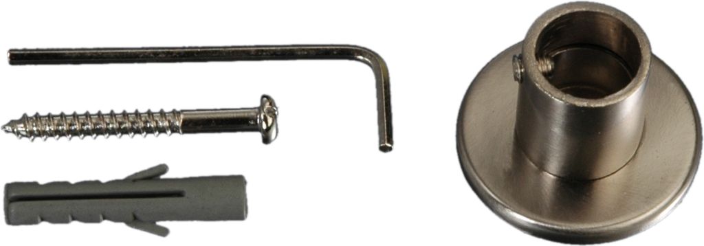 Wandlager für Gardinenstangen Prima, edelstahl