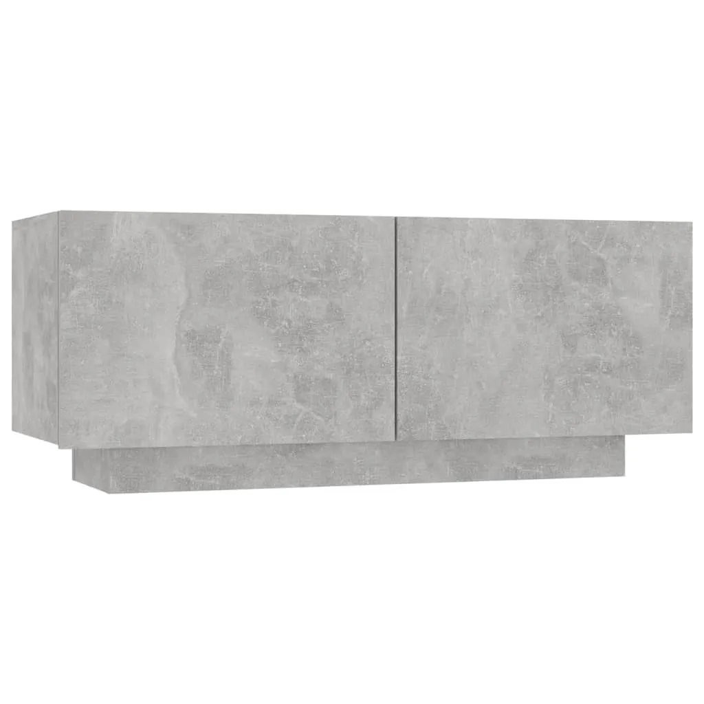 Porta TV Moderno Grigio Cemento 100x35x40 cm SYFAX Multistrato