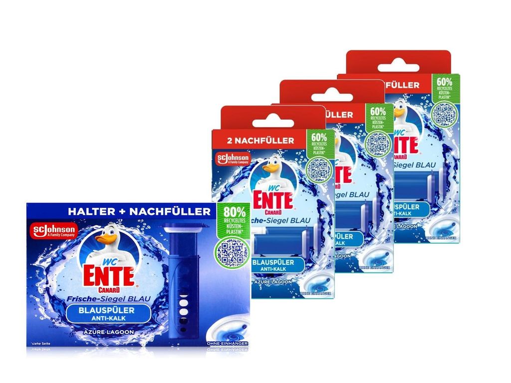 WC-Ente Frische-Siegel Azure Lagoon Starter Set + 7 Produktbild 