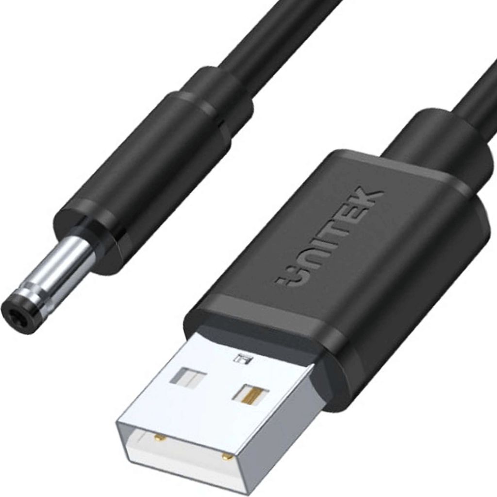 Unitek USB-Stromkabel DC 5.5/2.5mm Stecker 1.5m