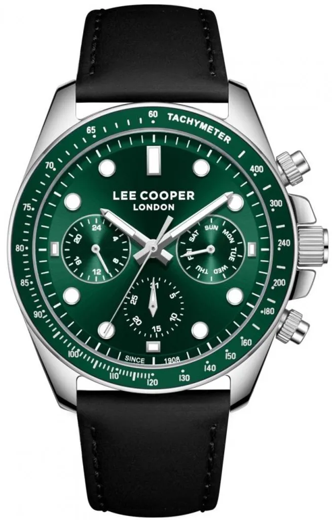 Montre Lee Cooper LC08233.371 verte pour homme - Style et lisibilité garantis