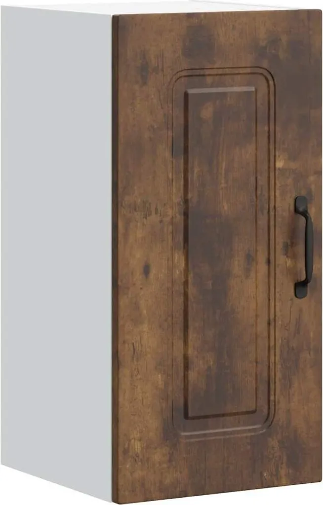 Parete Attrezzata Kalmar Rovere Fumé Luxury | Design Cucina Elite