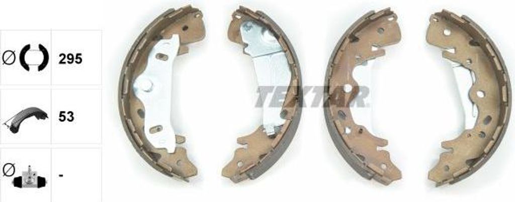 TEXTAR 91065800 Bremsbackensatz OE 0K58A2638Z kompatibel mit Carnival