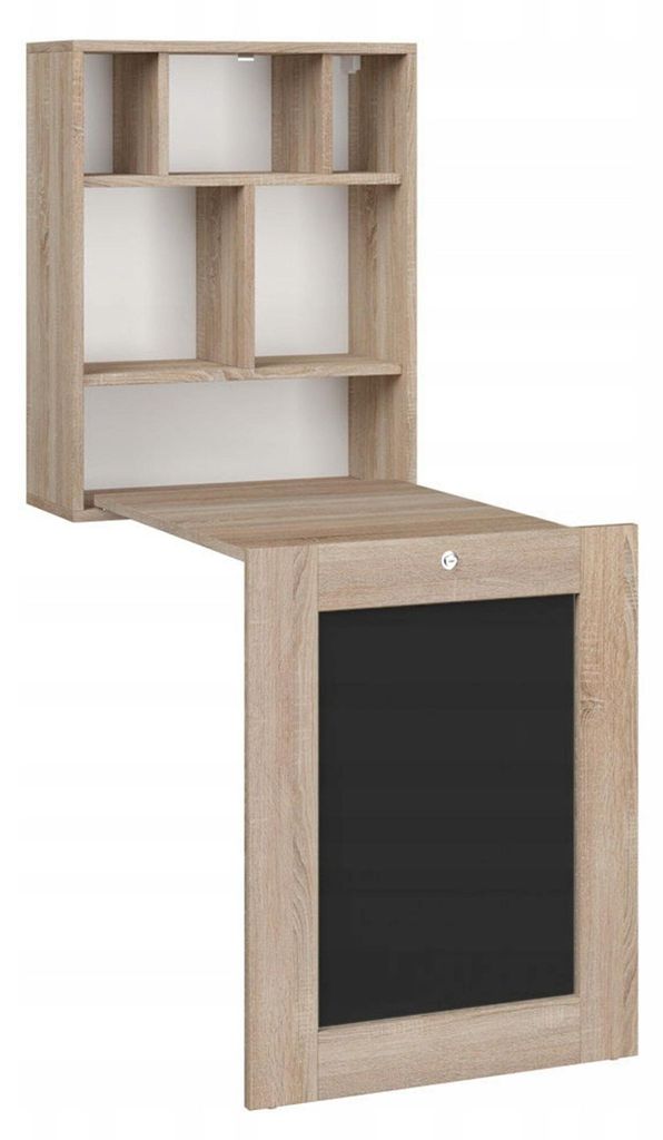 Vouwbare bureau, hangend model, TILT, ARTISAN eikenhout / Productafbeelding 