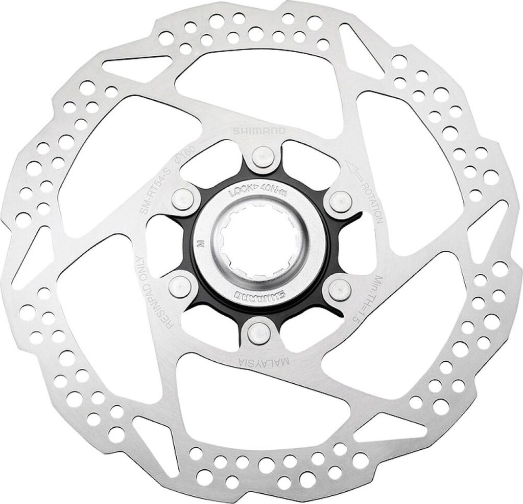 Shimano SM-RT54S 160 mm disc cap central outer locking ring Image du produit 