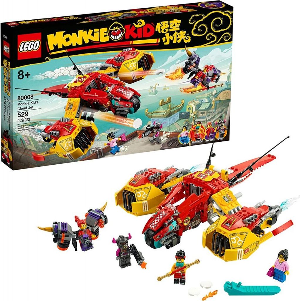 LEGO® Monkie Kid 80008 Monkie Kids Wolken-Jet Produktbild 