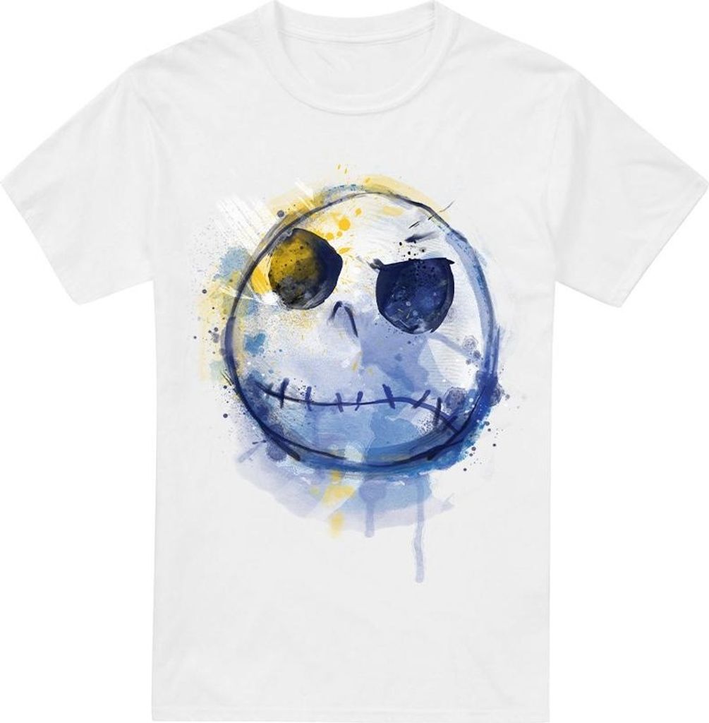 The Nightmare Before Christmas - T-Shirt für Herren TV4230 (XL) (Weiß)