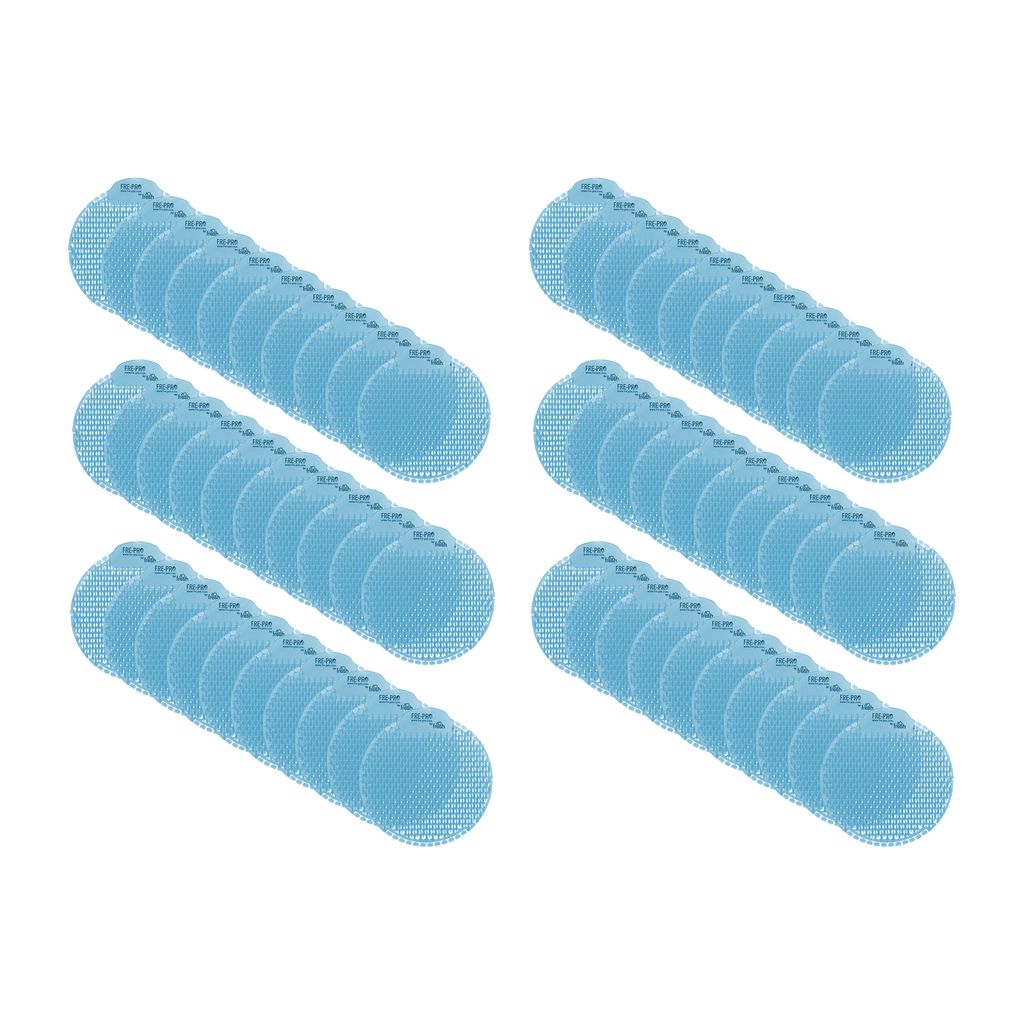 CUT360 Fresh Slant Urinaleinsatz 60 Stück Baumwolle Blossom | WC Duft für Pissoir | runder Urinalsieb mit Spritzschutz | 30 Tage Frische | nachha...