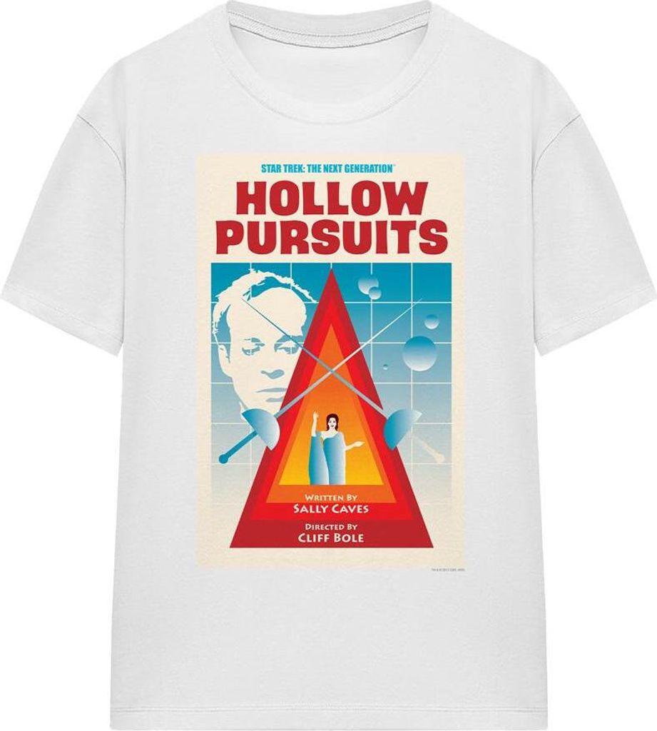Star Trek - "The Next Generation Season 3 Episode 21" T-Shirt für Herren/Damen Uni TV16410 (XL) (Weiß)