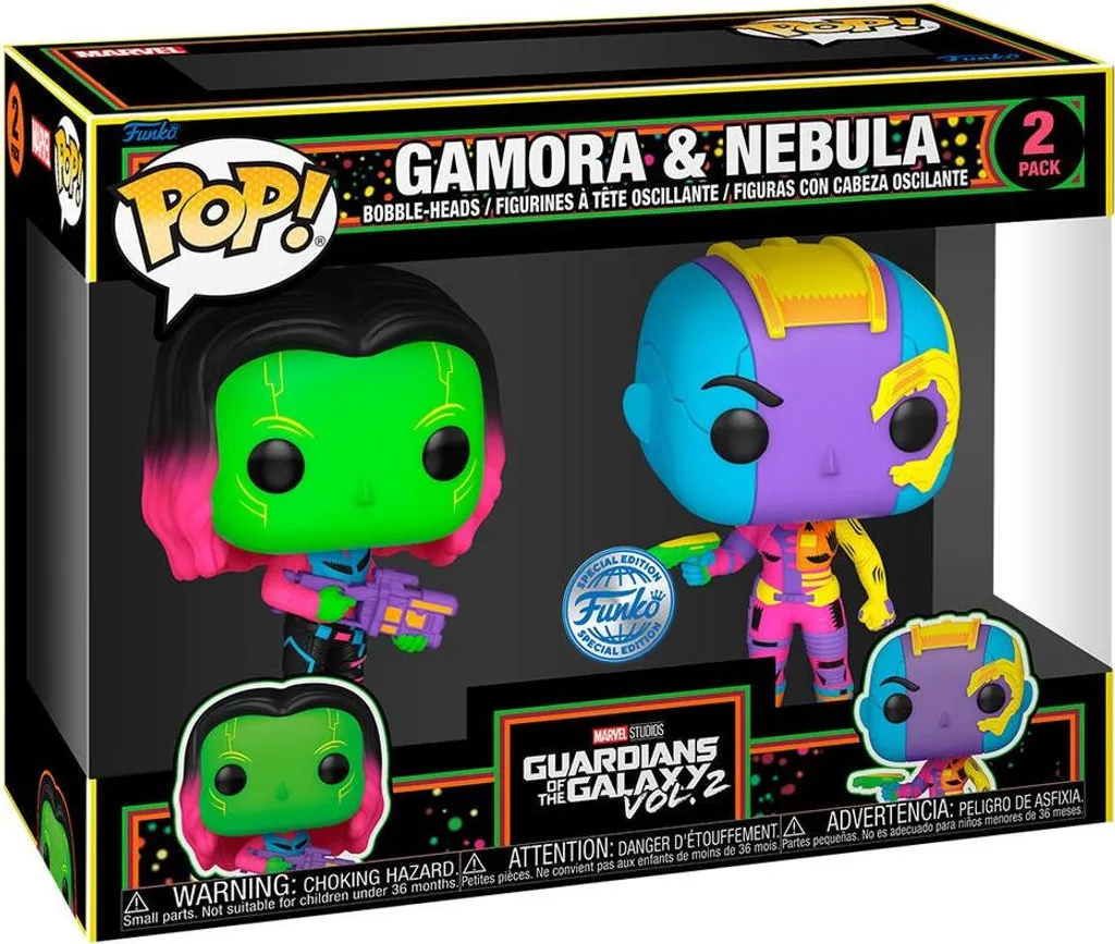 Set de Figurines d'Action Gamora et Nebula Collection Marvel 15cm Pack