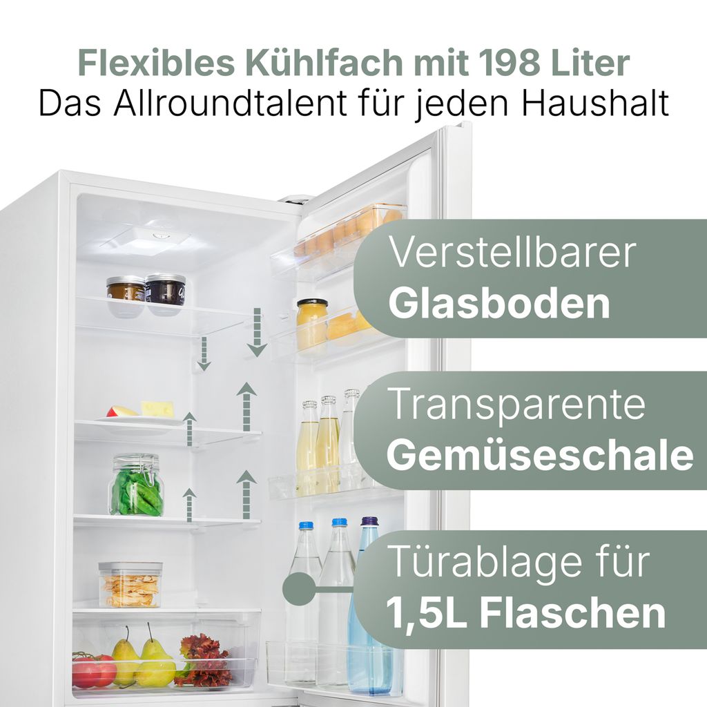 Bomann Kühlschrank mit Gefrierfach |  | 180cm | Kühl Produktbild 