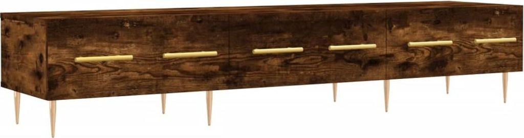 vidaXL TV-Schrank Räuchereiche 150x36x30 cm Holzwerkstoff
