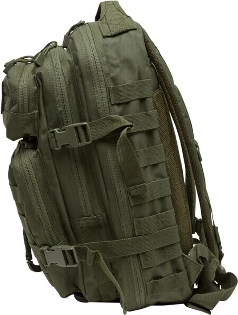 Sac Militaire MOLLE US Assault Pack Medium Olive avec Dos Rembourré - 2