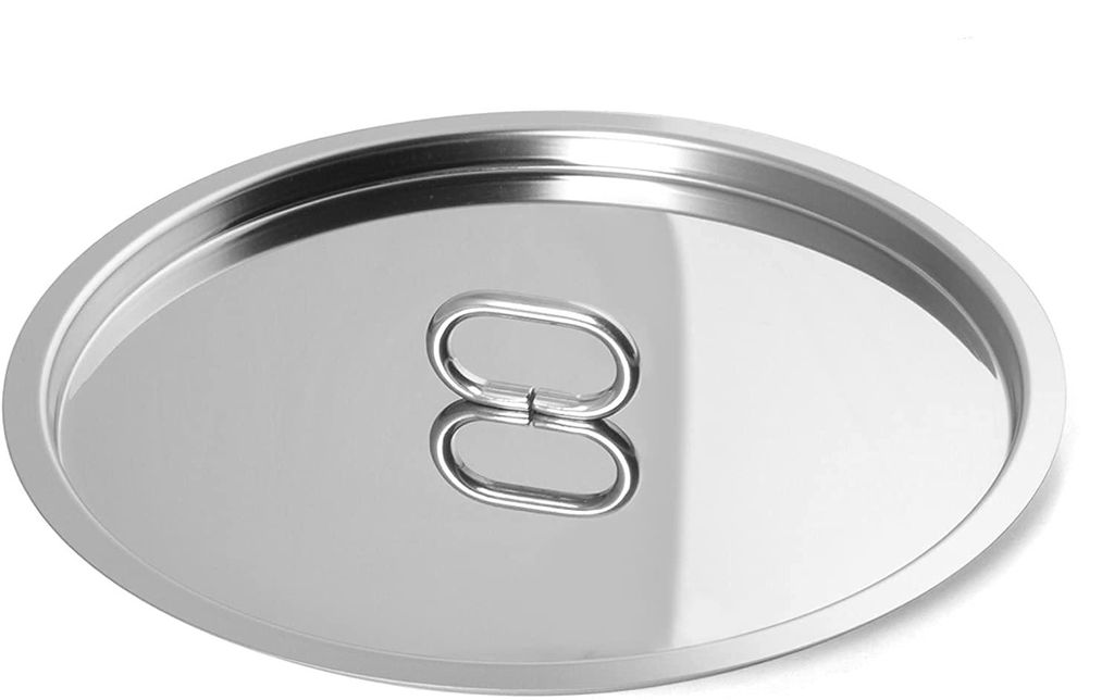 HOME Ecopoint Deckel, 28 cm, Edelstahl, Silber