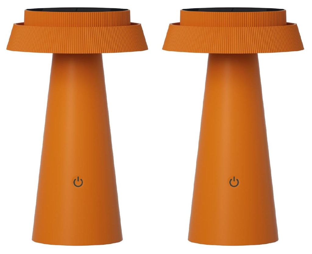 Luxus - Tafellamp Solar Mambo - Orange - H23 x Ø14