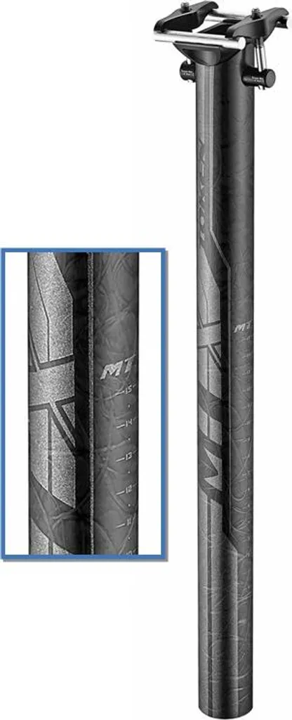 Tige de selle carbone 27.2mm 400mm avec absorption de vibrations
