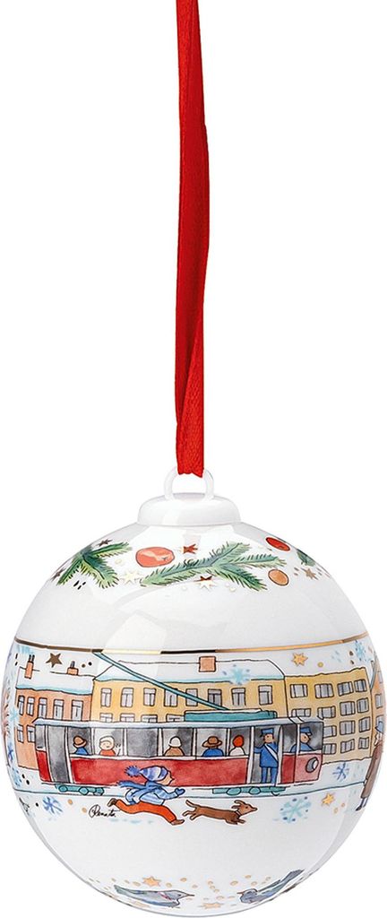 Hutschenreuther Boule de Noël en porcelaine 2023 Image du produit 