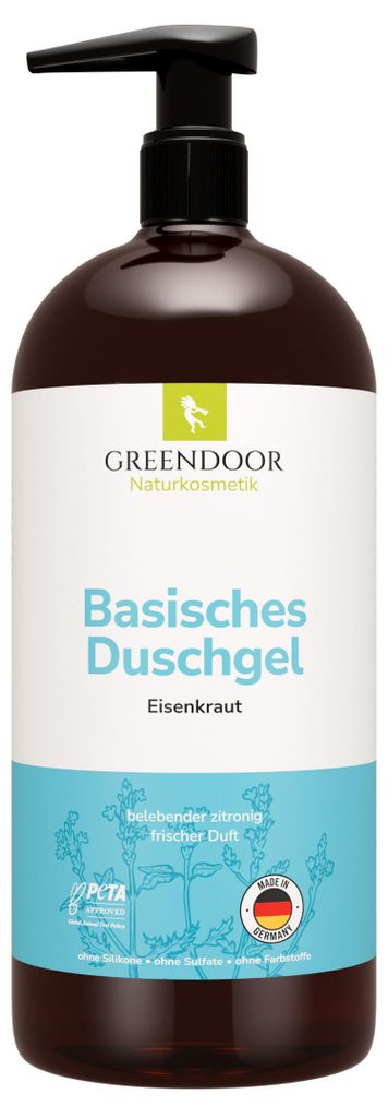 GREENDOOR Basisches Duschgel XL Eisenkraut Produktbild 