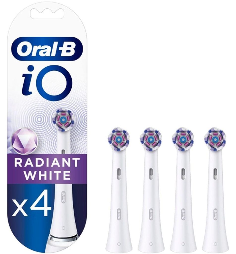 Braun Oral-B iO RB WW-4 Radiant White 4er Aufsteckbürsten Produktbild 