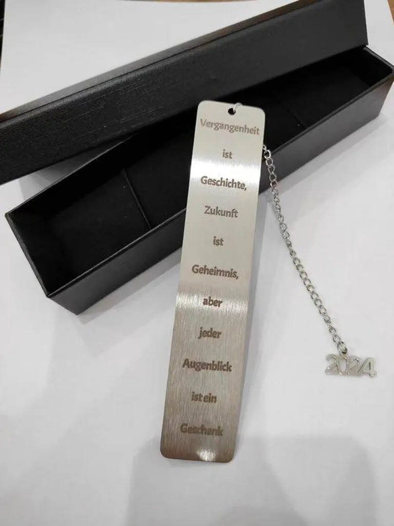 Marque-page en métal personnalisé durable pour lecteur - Cadeau unique