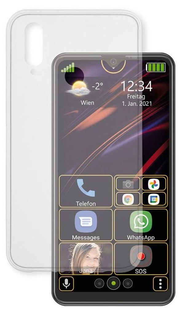 Bea-fon TPU Case für Smartphone M6s EA-SSL-M6s-CL Produktbild 