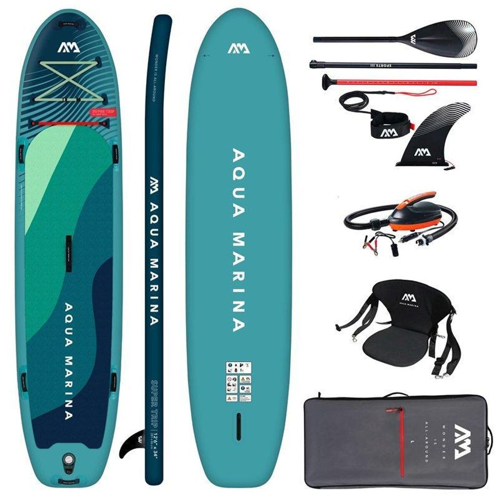 Set tavola SUP Aqua Marina Super Trip 12'6'' 381x86 cm con Immagine del prodotto 
