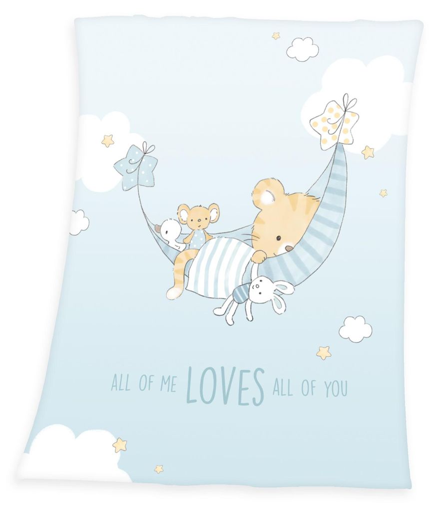 Bardzo miękki i cienki kocyk dla maluchów Little Tiger 75 x Zdjęcie produktu 
