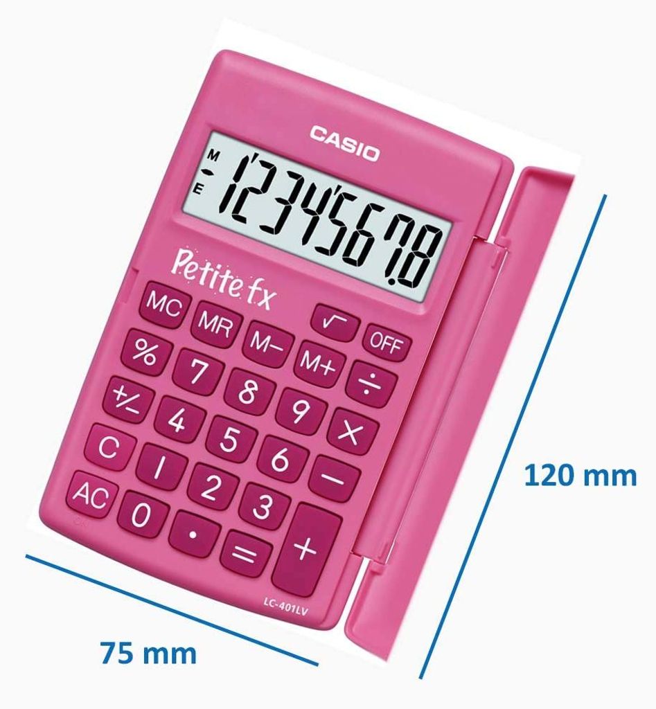 CASIO LC-401 LV-PK Calcolatrice tascabile "Petite fx" CASIO Immagine del prodotto 